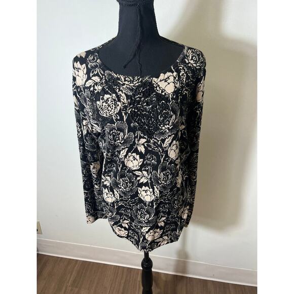 Leo & Ugo Floal Long Sleeve Knit Top Sz 5 - Picture 1 of 6